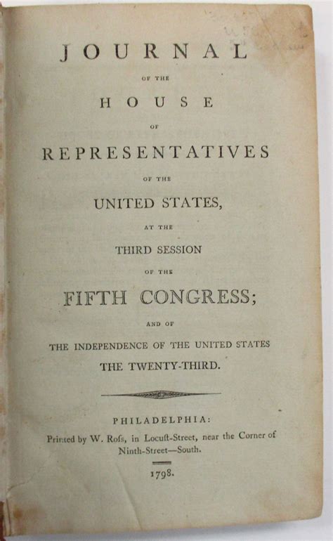 House of Representatives Photo Journals .